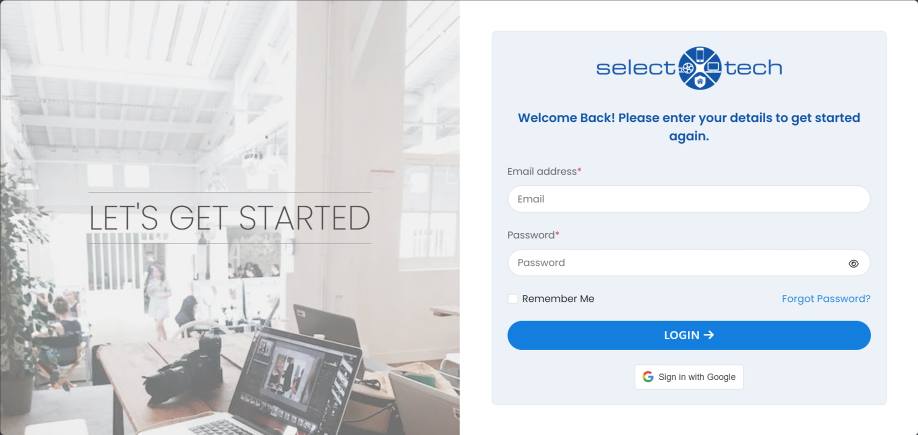 Selecttech Log Select Tech | AI-Powered IT Solutions & Cybersecurity